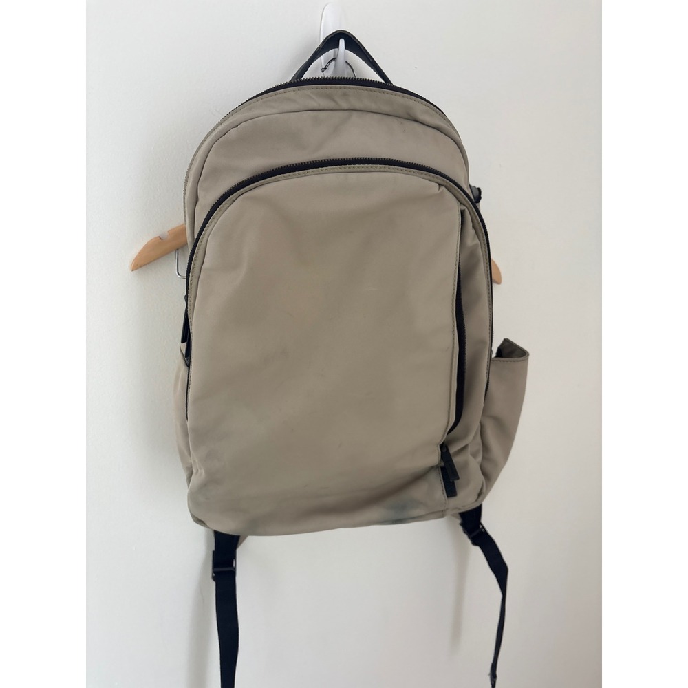 Away The Everywhere Backpack Sand Beige Nylon Travel Laptop Bag Trolley Sleeve